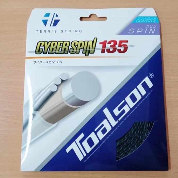 Senar Snar String Tali Raket Racket Reket Tenis Tennis Toalson Cyber Spin Cyberspin 135