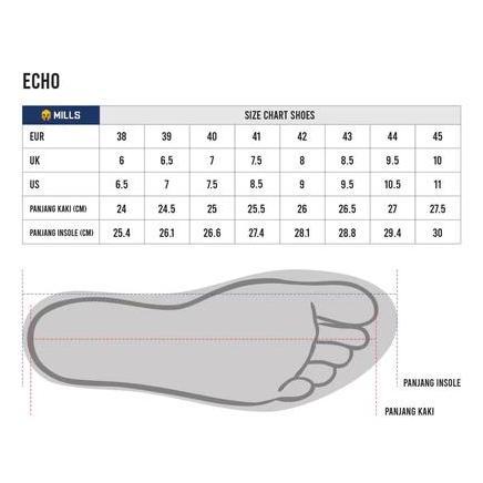 SEPATU RUNNING MILLS ECHO - SEPATU RUNNING MILLS - SEPATU RUNNING - NEW ARRIVAL