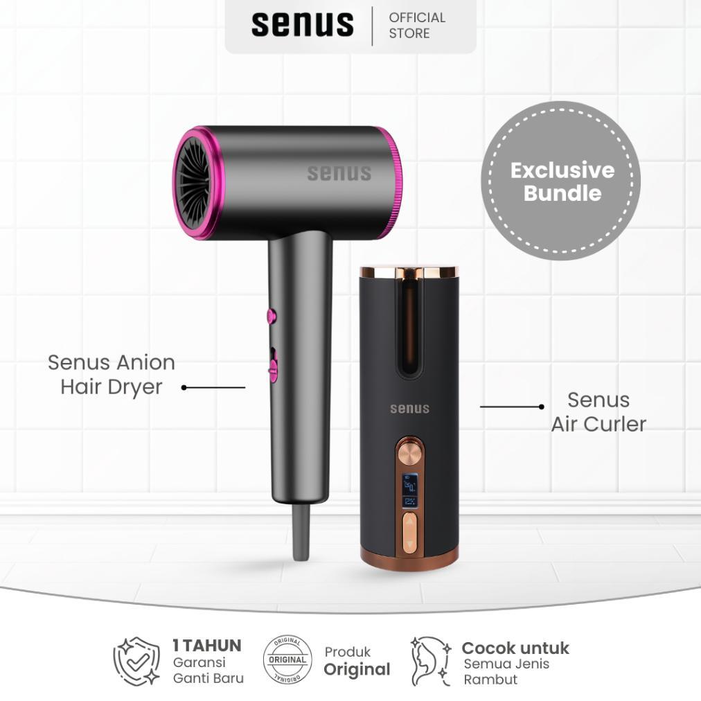 Senus Exclusive Bundle Senus Hair Dryer dan Senus Air Curler