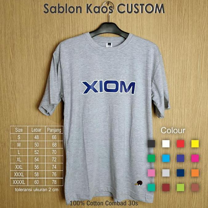 Kaos Xiom Bet Lokal Pingpong Tenis Meja