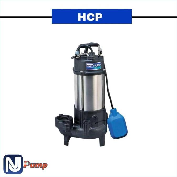 Spesial Pompa Hcp F-05Uf Submersible Wastewater Pump Hcp 0.37Kw 2" 1Ph Auto