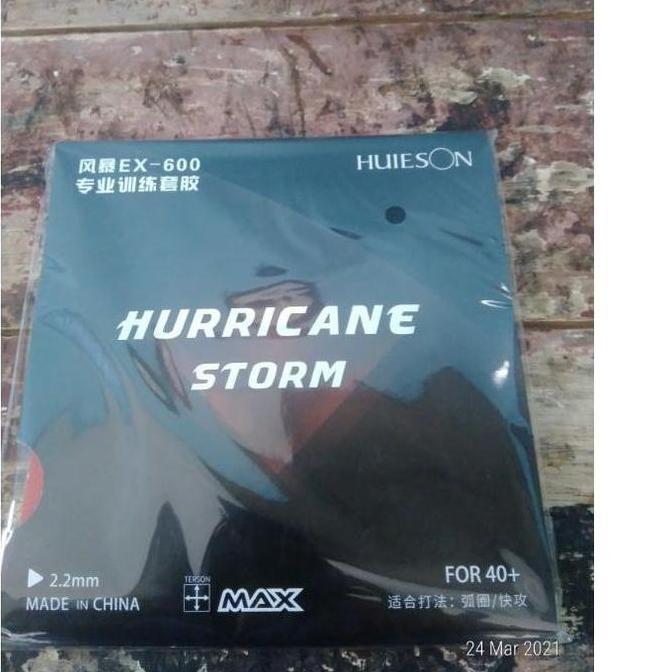 KARET TENIS MEJA HUIESON HURRICANE STORM