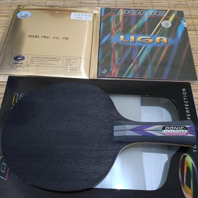 PAKET BET TENIS MEJA DONIC WALDNER BLACK POWER