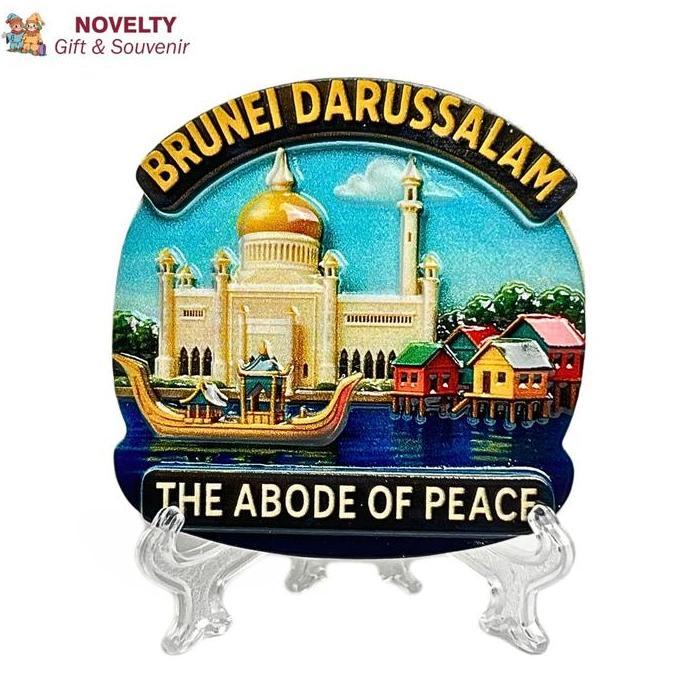 Souvenir Magnet Kulkas Brunei Darussalam Oleh oleh Negara Brunei