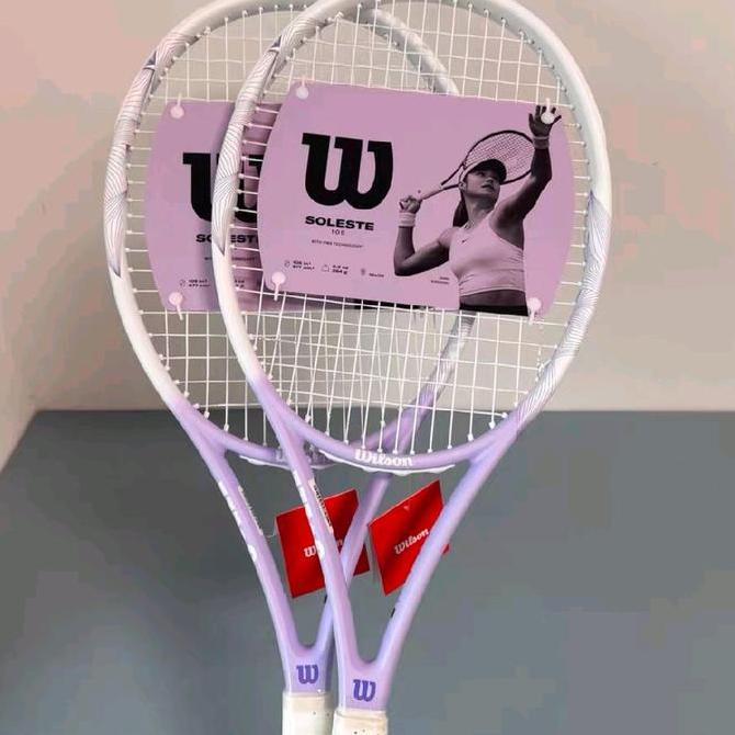 raket tennis wilson tennis racquet soleste se raket Wilson lilac ungu