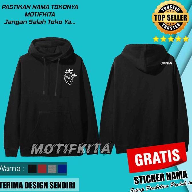 KEREN Jaket SCANIA BUS MANIA Hoodie Sweater Pria Wanita Motifkita