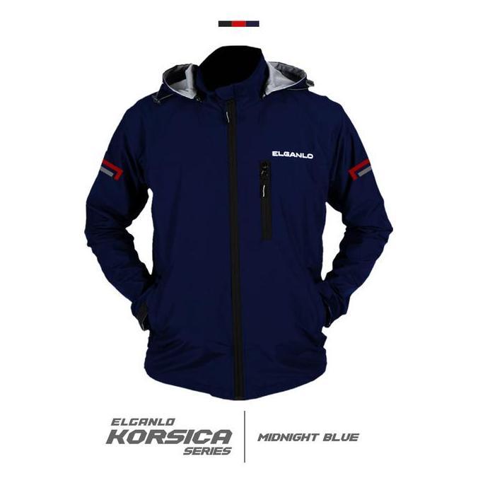 ELGANLO - Jaket Motor Pria Windbreaker Jaket Touring Anti Angin & Anti Air Sport Korsica Series Cust