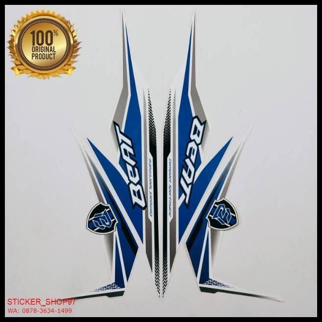 TERBARU (ORI) STRIPING HONDA BEAT FI ESP 2018 2019 PUTIH KUALITAS ORIGINAL