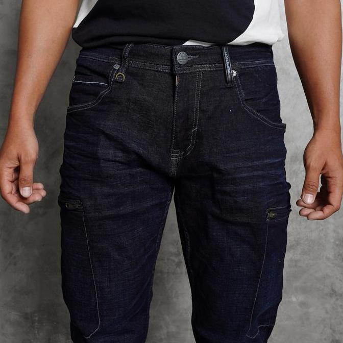Oxygen Denim Evolve Wanderlust Tapered Cargo Jeans (703-8601)