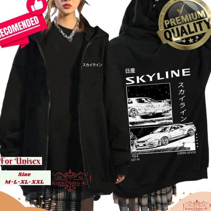 Jaket JDM Automotive Car Miata SkyMazda Supra Sweatshirt