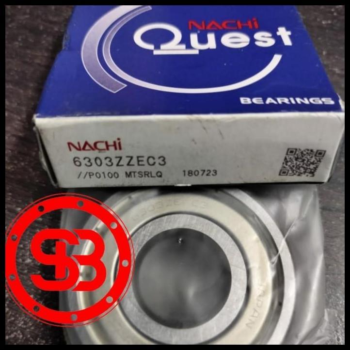 TERBARU BEARING 6303 ZZ / 6303 ZZ C3 NACHI JAPAN ORIGINAL 