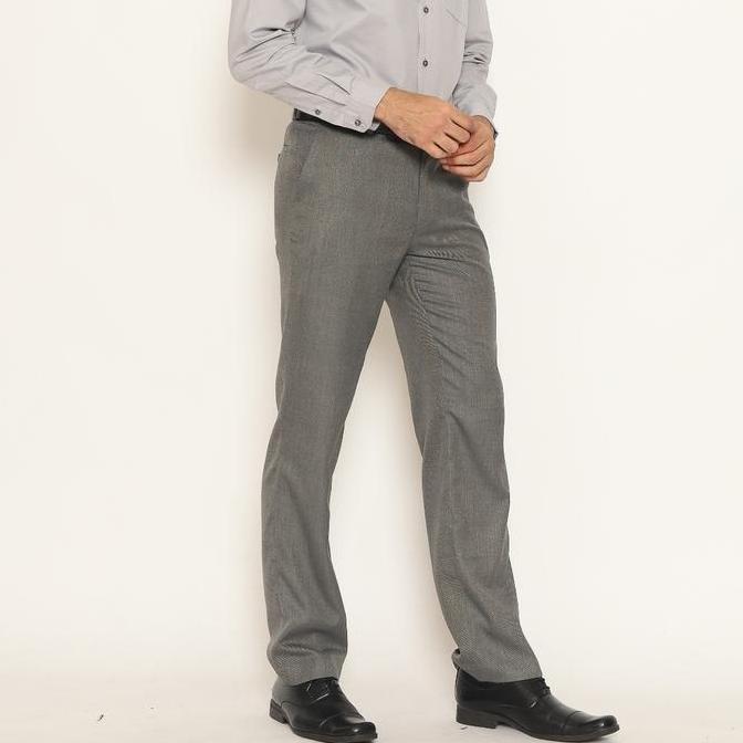 Schoeller Setelan Jas 2 Kancing & Celana Pria Cabrillio Warna Abu-Abu Coklat Formal