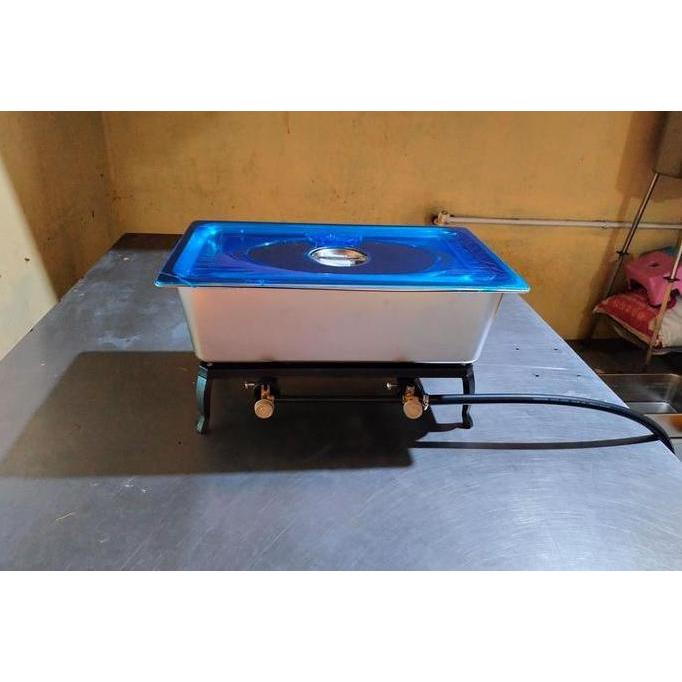 Panci Penggorengan 12 Liter + Kompor Seribu Mata 2 Tungku