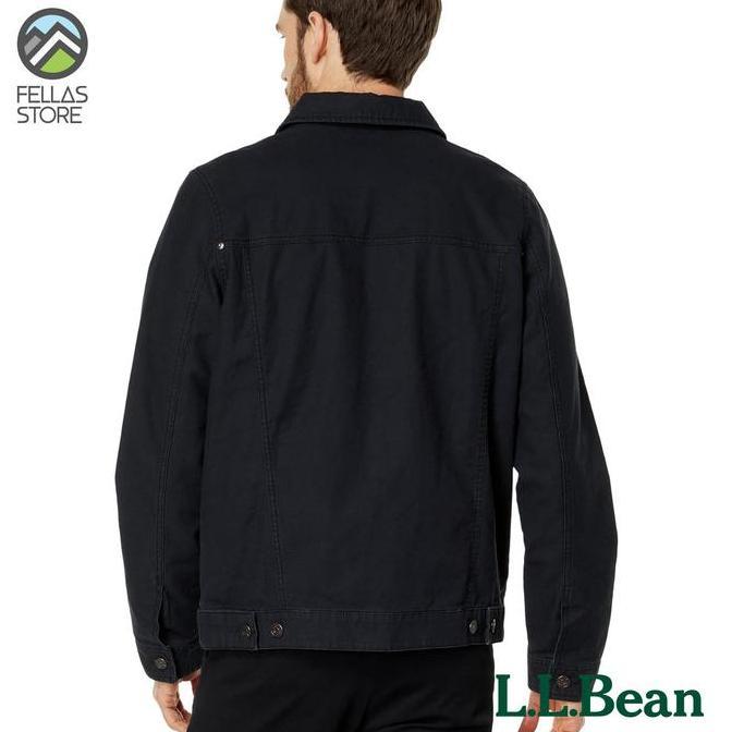 LL Bean - Men's BeanFlex Utility Trucker Jacket Black