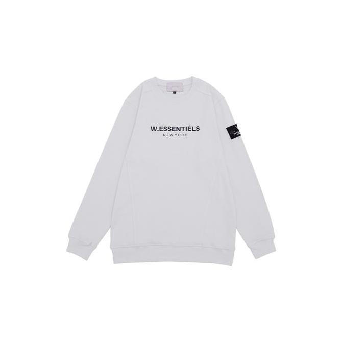 W.Essentiels Ajaccio Crewneck White Blanc