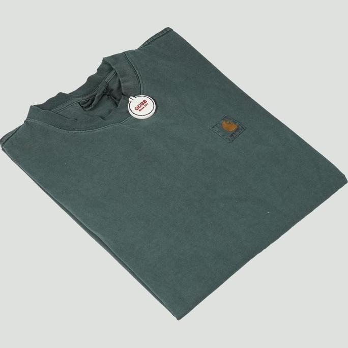 Longsleeve Carhartt Pocket Small Logo Ash Green Crewneck