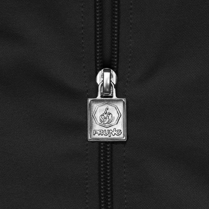 Prung Oshadogan - Jaket Tracktop Taped Warna Hitam Jaket Olahraga