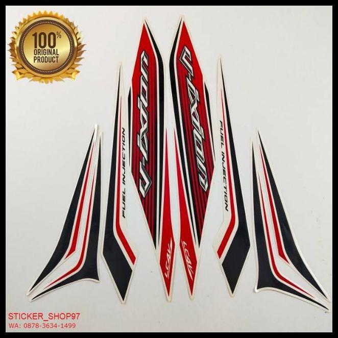 TERLARIS (ORI) STRIPING YAMAHA VIXION 150 KS NVL 2013 PUTIH KUALITAS ORIGINAL