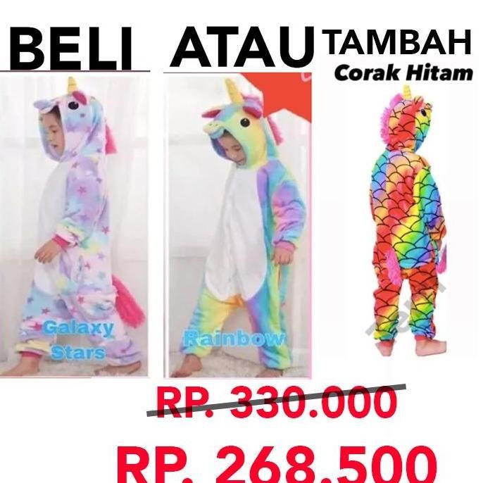 Kostum Anak Costum Unicorn Cosplay Unicorn Kostum Onesie Unicorn