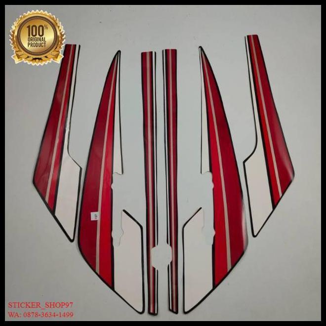 TERBARU (ORI) STRIPING HONDA GL PRO 1985 HITAM MERAH TERBAIK KUALITAS ORIGINAL 