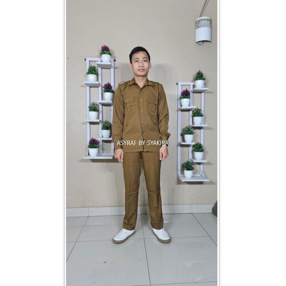 Seragam kerja pns pria,seragam kerja pdh pria pns,kemeja seragam kerja