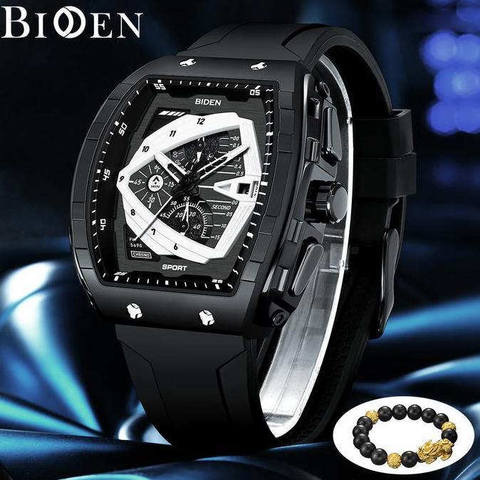 Biden Jam Tangan Pria Anti Air Original Olahraga Pria Kalendar Kuarsa