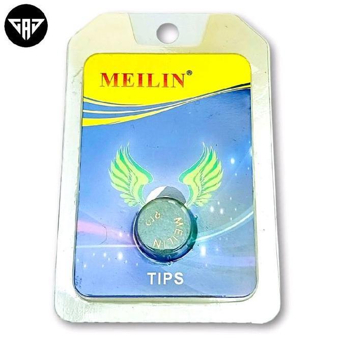 Meilin Cue Tip Billiard Kulit Sapi 1 Layers