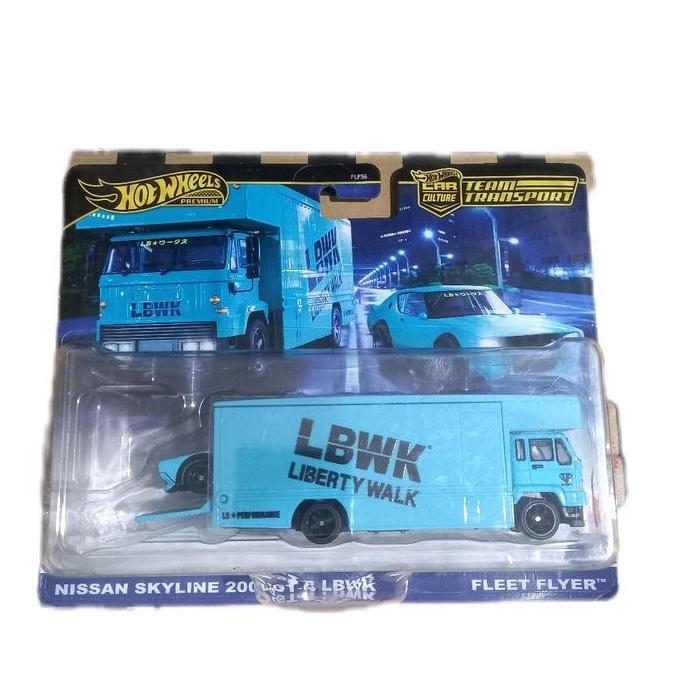 Hot Wheels Car Culture Nissan Skyline 2000GT LBWK Team Transport