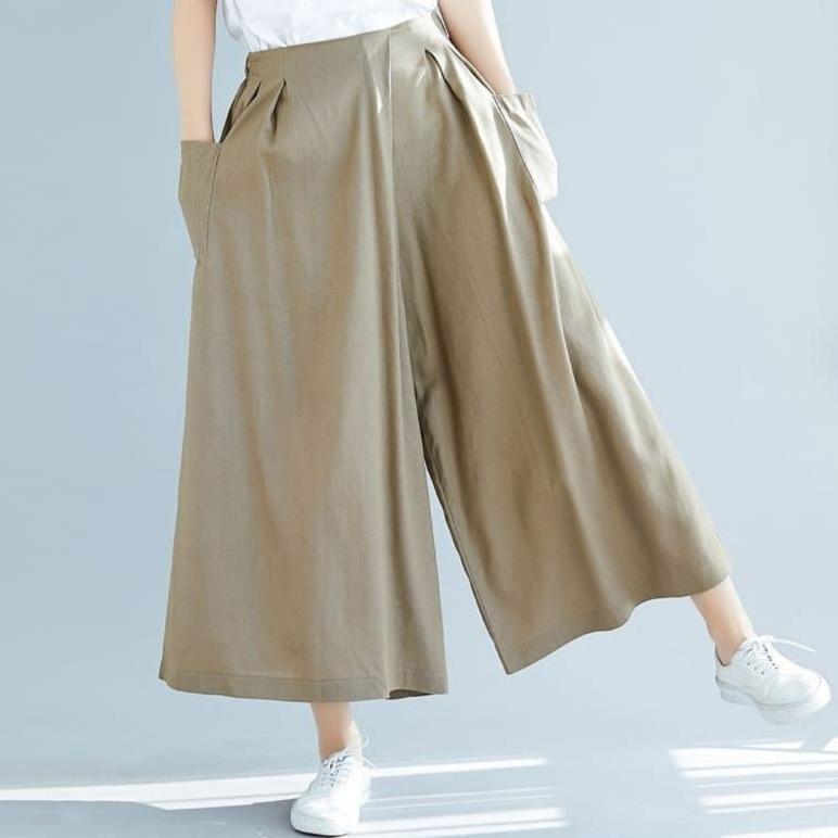 Kulot Jumbo Katun Twill Fit To XXL