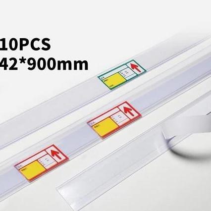 10pcs 90042 mm Label Rak Klip Label Harga /Pemegang Label Harga/Pemegang Label Supermarket