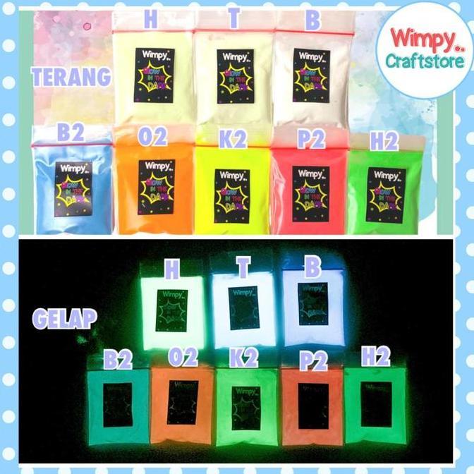 bubuk fosfor glow in the dark paint cat glow in the dark powder