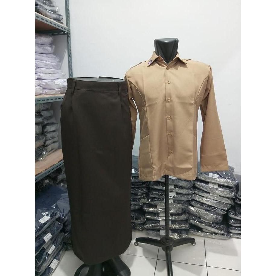 Seragam Pramuka - Rok Pramuka Span Bahan Rapilo Pembina Penegak Wanita - Rafly Jaya