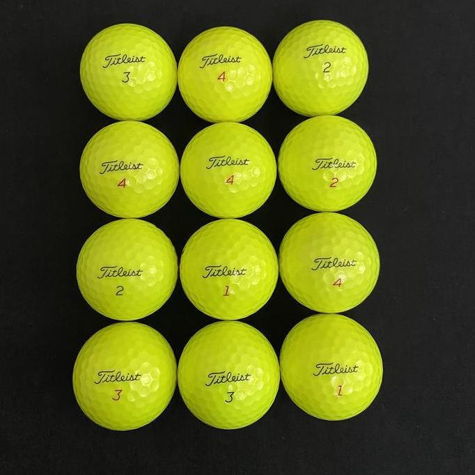 Bola Golf second bekas Titleist Prov yellow kuning grade A