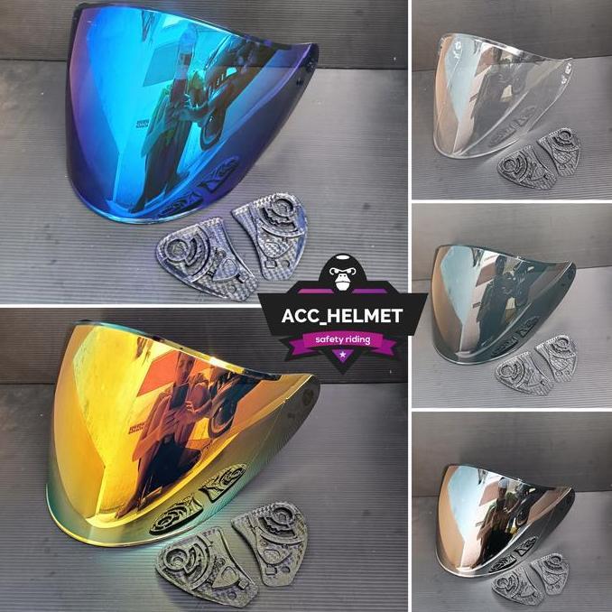 // KACA / VISOR VENOM IRIDIUM HELM DYR SUBARU | DYR OSAKA | KYOTO REPLICA ''