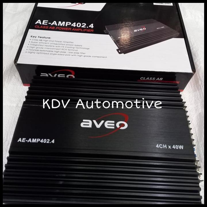 GRATIS ONGKIR POWER 4 CHANNEL AVEO AE-402.4 AMPLIFIER AUDIO MOBIL 