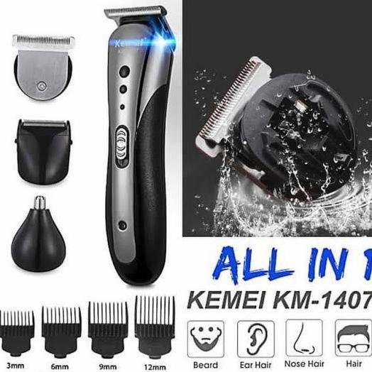 [Terlaris] KEMEI Electric Shaver KM 1407 KM1407 Original