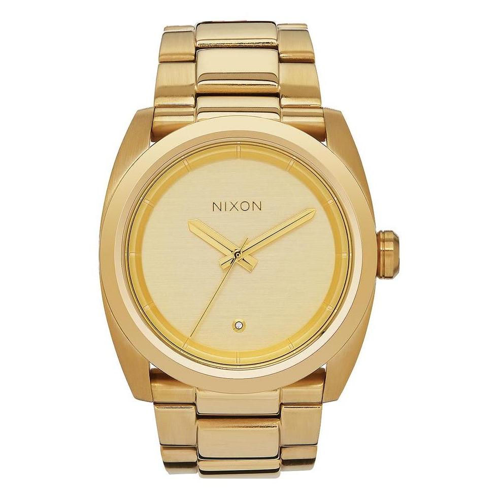 Jam Tangan Nixon Pria Analog Nixon A507502 Kingpin All Gold