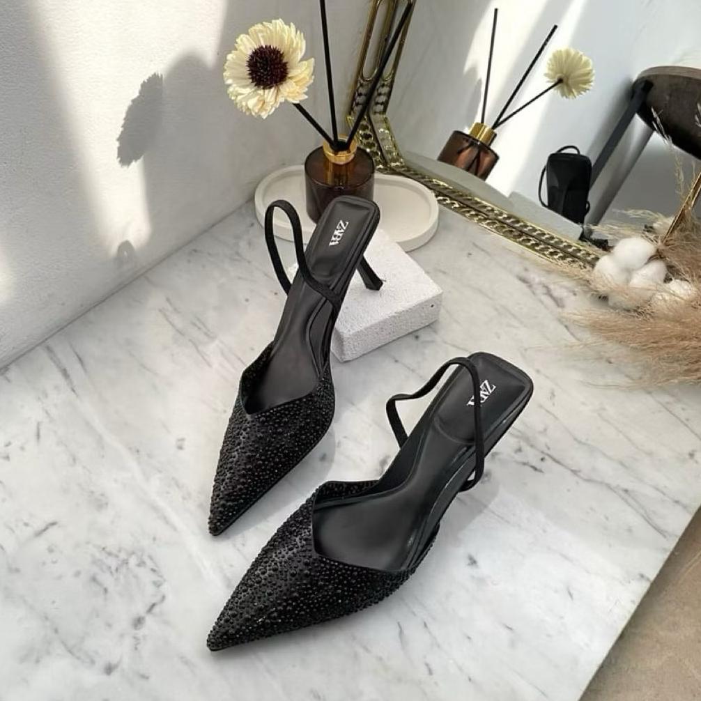 Sepatu Heels Pesta Wanita ZS Sepatu Heels Pesta Mewah Sepatu Heels Sepatu Heels Kondangan Wanita