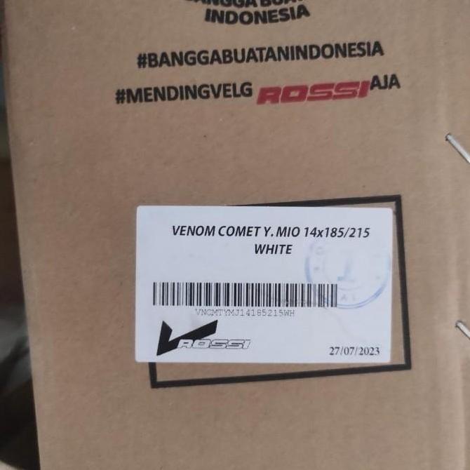 Velg vleg Rossi Vrossi Palang 8 Venom Comet Mio Karbu Sporty Smile - White Original