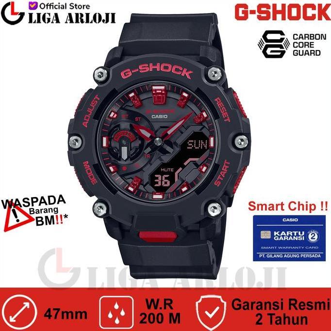 Casio G-Shock Ga-2200Bnr Jam Tangan Pria Analog Digital Ga2200