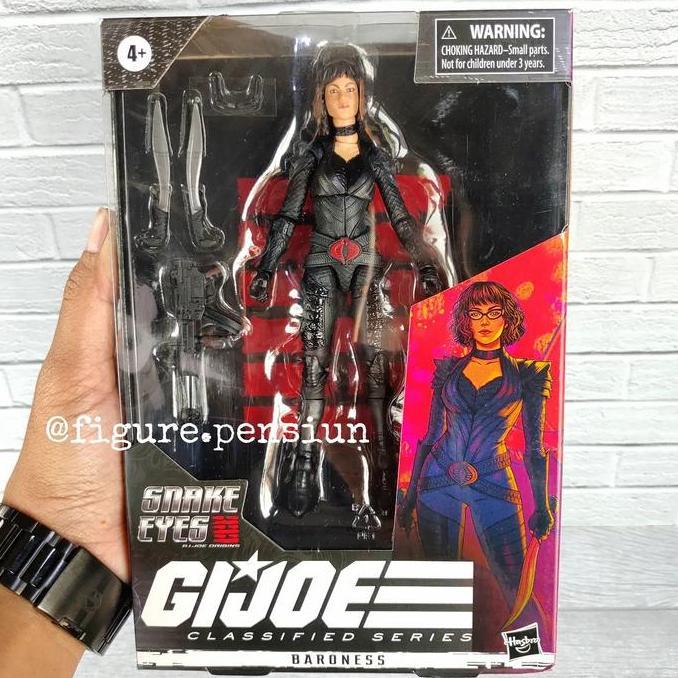 HASBRO GI JOE CLASSIFIED SERIES BARONESS GIJOE SNAKE EYES ACTION FIGUR