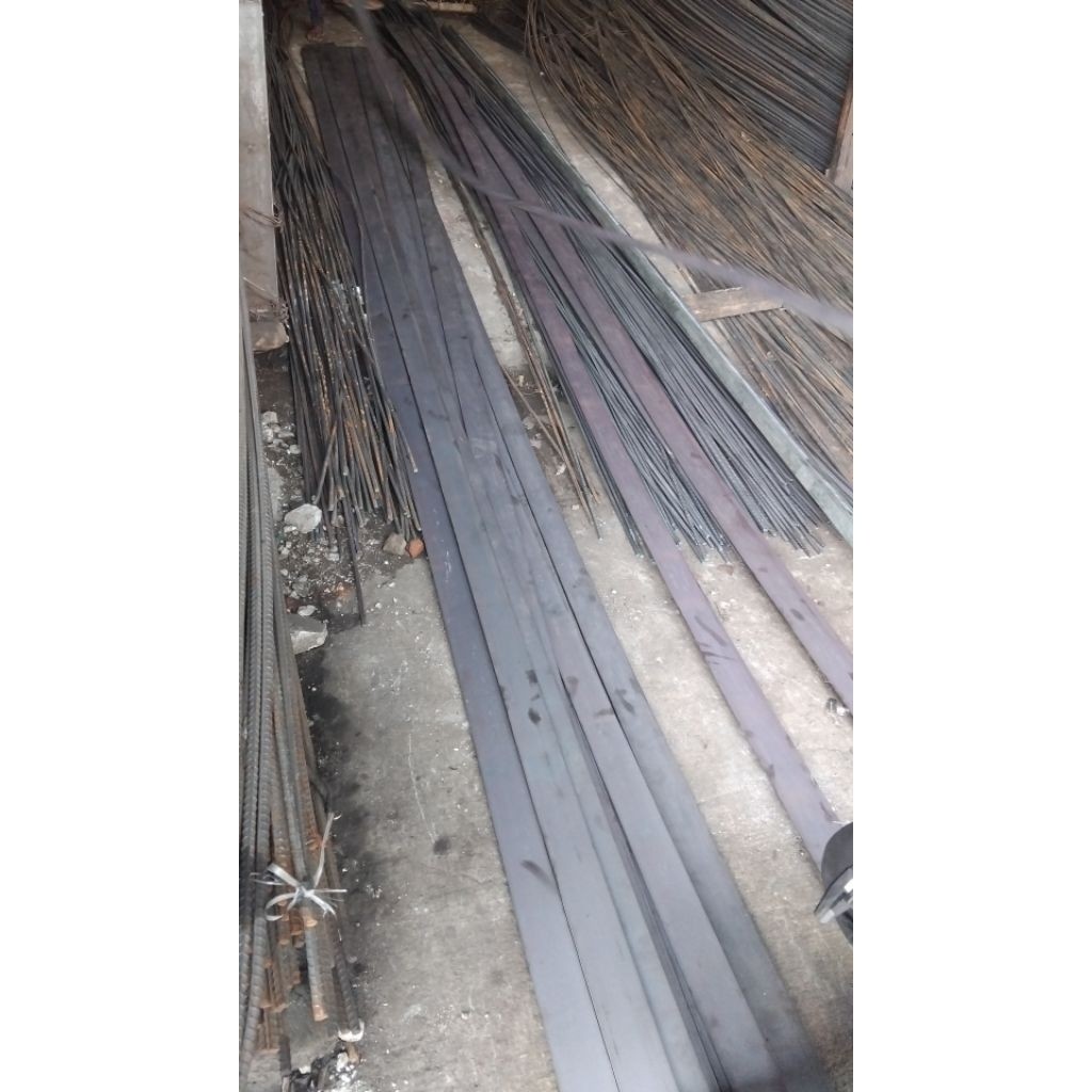 plat strip besi 6mm×75mm×1cm