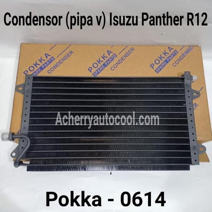 best seller] Condensor Kondensor Radiator Ac Mobil (pipa v) Isuzu Panther R12