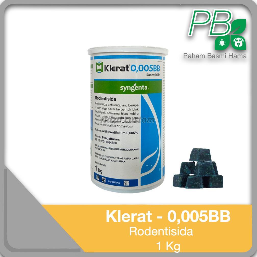Klerat BB - Syngenta - Racun Pembasmi Tikus - Mati Tidak Berbau - 1 Kg