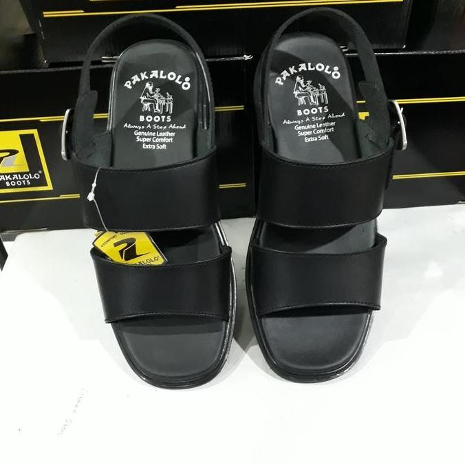 sandal pria kulit asli merk PAKALOLO 1904 orinal tali belakang