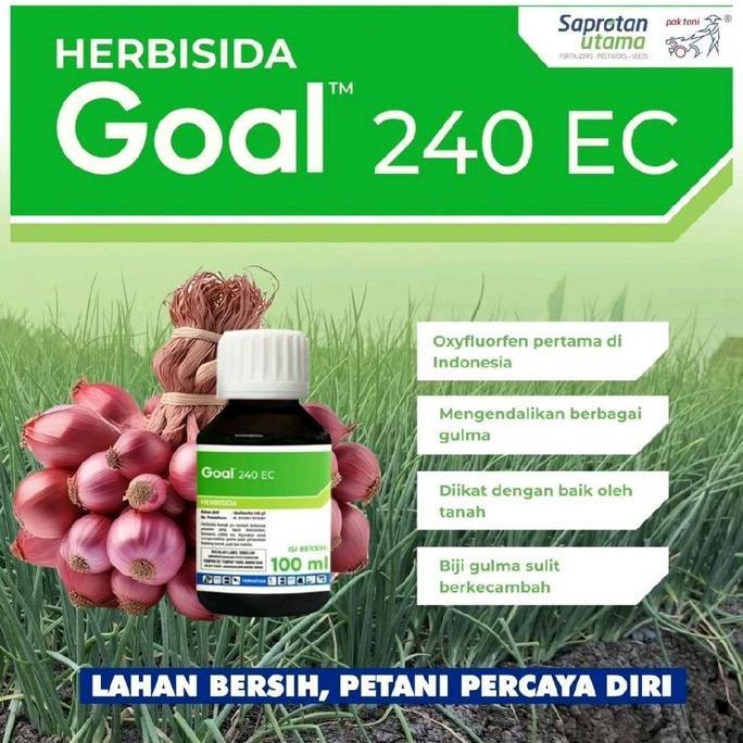 Herbisida Benih Gulma Biji Rumput Goal 240 Ec Kebun