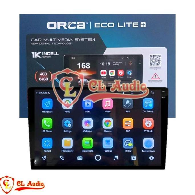Head Unit Android Orca Eco lite plus 9 Inch Suzuki Splash Ram 4/64GB Terlaris