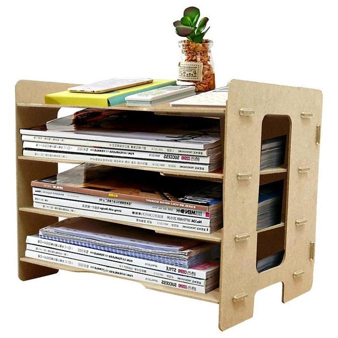 Toko_Karangjaya - Rak Dokumen 3 Susun A4 Tempat Kertas Letter File Organizer