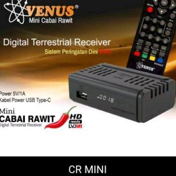 VENUS SET TOP BOX MINI CABE RAWIT HITAM.