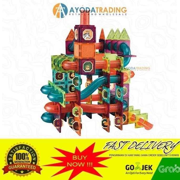 Magnetic Building Blocks Marble Run 261pcs